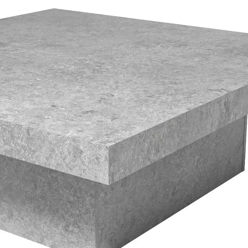 Table basse en bois manufacturé 35,4 L x 35,4 P x 12,2 H
