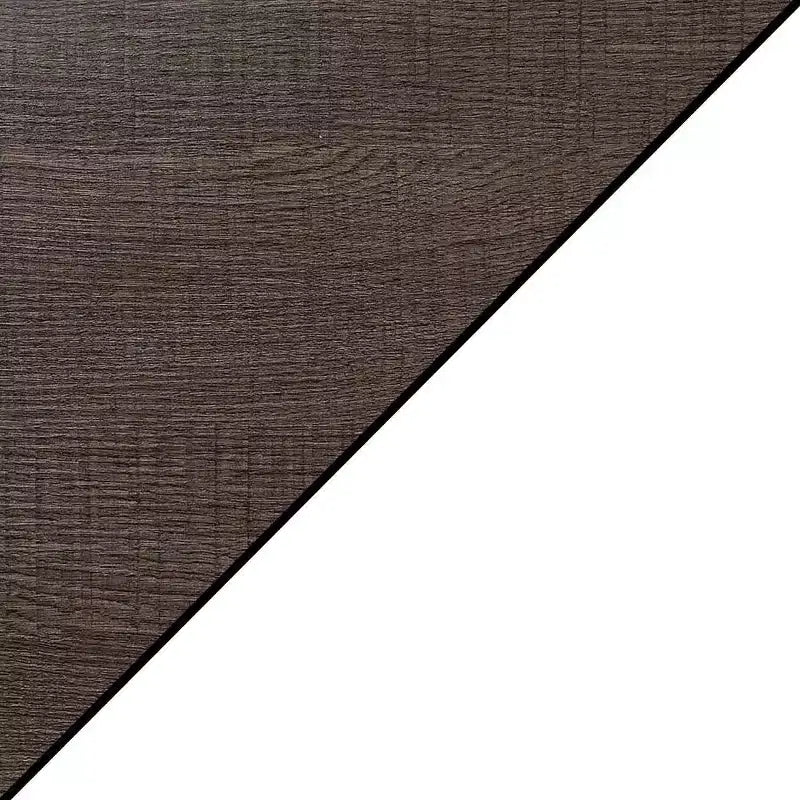 Table d'appoint avec plateau lisse et deux étagères, construction en MDF, table d'appoint d'appoint de style transitionnel pour la décoration du salon ou de la chambre à coucher