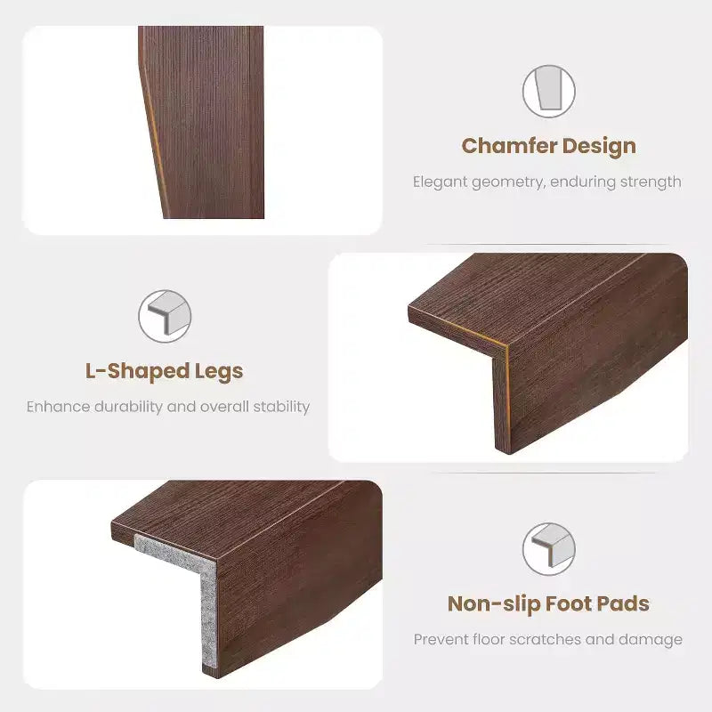 Table de salle à manger pour 6 à 8 personnes, table de 180 cm de long avec cadre en bois robuste, grande table à manger rectangulaire pour salon, cuisine, salle à manger