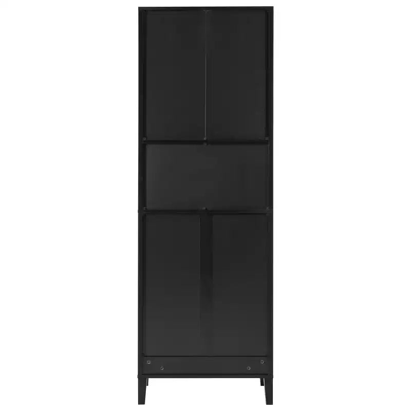Armoire de salle de bain haute multifonctionnelle de 70,9" résistante à l'eau avec étagères réglables et portes à fermeture douce