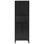Armoire de salle de bain haute multifonctionnelle de 70,9" résistante à l'eau avec étagères réglables et portes à fermeture douce