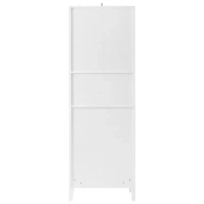 Armoire de salle de bain haute multifonctionnelle de 70,9" résistante à l'eau avec étagères réglables et portes à fermeture douce