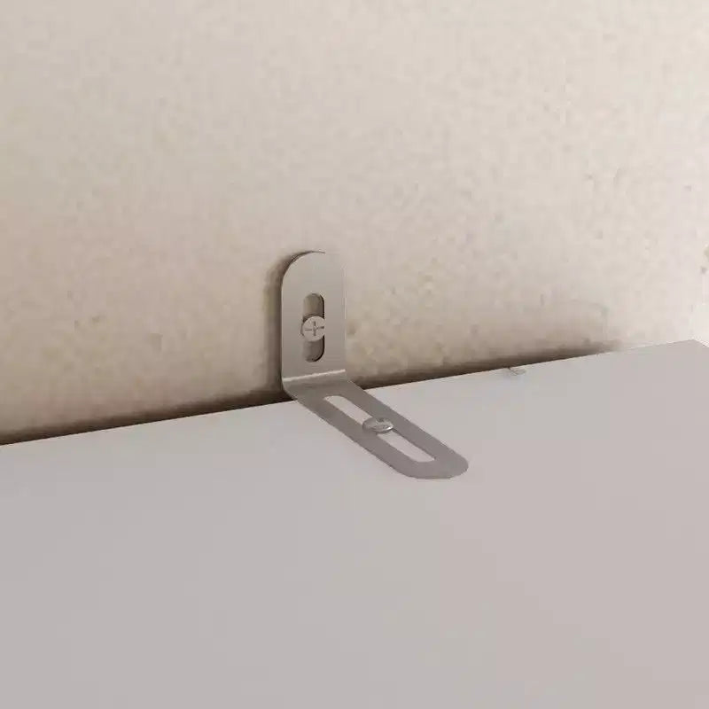 Meuble-lavabo moderne minimaliste à deux portes avec rangement rotatif, organisateur de maquillage pour salle de bain et dressing