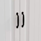 Meuble-lavabo moderne minimaliste à deux portes avec rangement rotatif, organisateur de maquillage pour salle de bain et dressing
