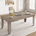 Table à manger pour 6 à 8 personnes, table de salle à manger rectangulaire style ferme de 180 cm, table de dîner rustique en bois pour salon, restaurant