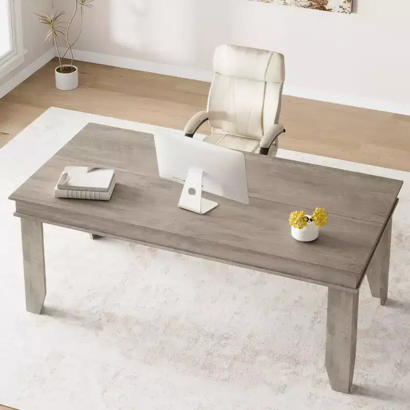 Table à manger pour 6 à 8 personnes, table de salle à manger rectangulaire style ferme de 180 cm, table de dîner rustique en bois pour salon, restaurant