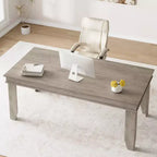 Table à manger pour 6 à 8 personnes, table de salle à manger rectangulaire style ferme de 180 cm, table de dîner rustique en bois pour salon, restaurant