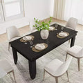 Dining Table for 6-8 People, 70.87 Inch Farmhouse Rectangle Dining Room Table, Rustic Wooden Dinner Table for Living Room, Restaurant