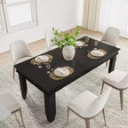 Dining Table for 6-8 People, 70.87 Inch Farmhouse Rectangle Dining Room Table, Rustic Wooden Dinner Table for Living Room, Restaurant