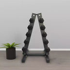 Support de rangement pour haltères seulement, étagère de rangement pour poids en acier A-frame, support à poids pour gym à domicile, support de rangement pour haltères