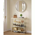Shoe Rack, 4/5 Tier Shoe Storage Rack for 12-16 Pairs of Shoes, Shoe Organizer for Entryway