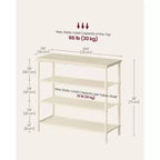 Meuble à Chaussures, Étagère à Chaussures à 4/5 Niveaux pour 12-16 Paires de Chaussures, Organisateur de Chaussures pour Entrée