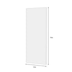 Miroir sur pied incassable 70*31in avec cadre en alliage d'aluminium, miroir mural haute définition, miroir pour chambre, salon