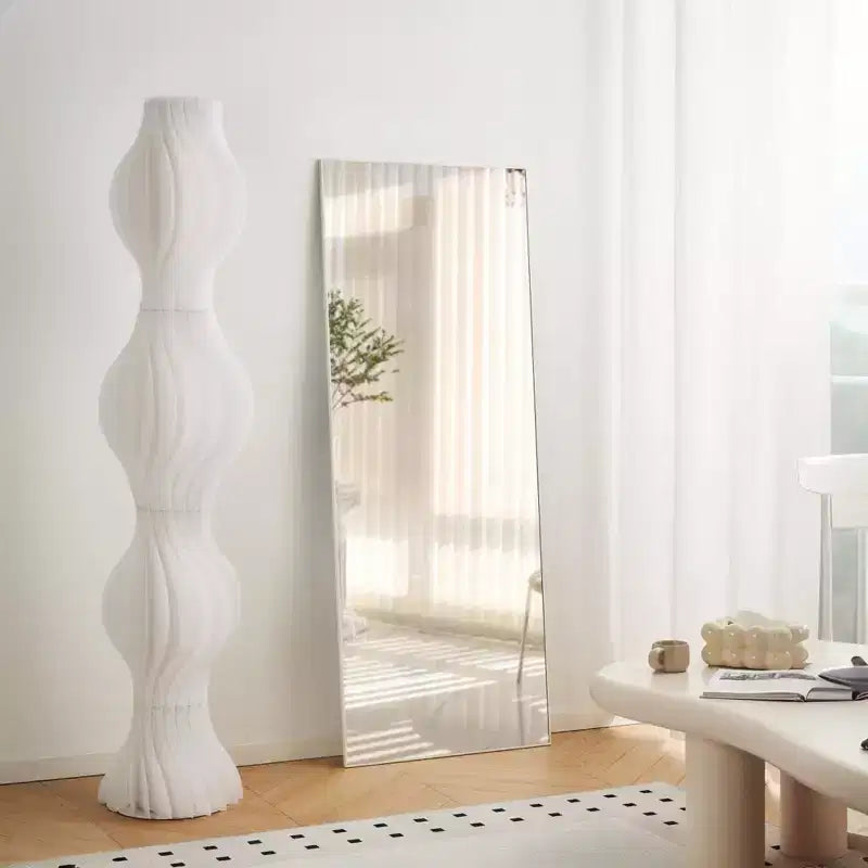 Miroir sur pied incassable 70*31in avec cadre en alliage d'aluminium, miroir mural haute définition, miroir pour chambre, salon