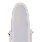 Miroir sur pied de 150,5 cm, psyché avec support en bois, miroir de sol pour magasin de vêtements, cabine d'essayage