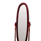 Miroir sur pied de 150,5 cm, psyché avec support en bois, miroir de sol pour magasin de vêtements, cabine d'essayage