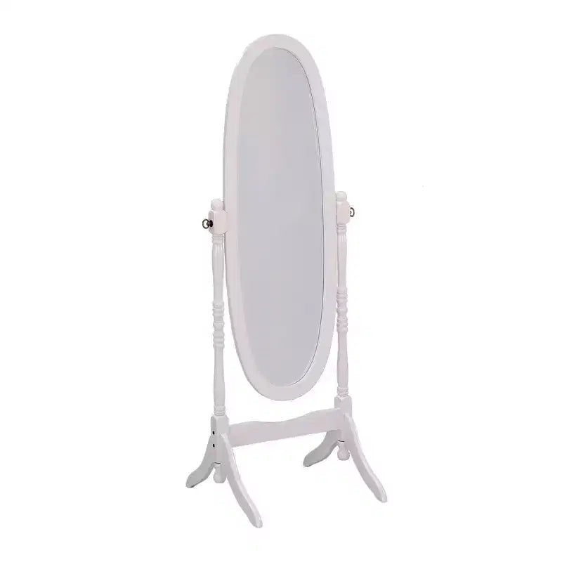Miroir sur pied de 150,5 cm, psyché avec support en bois, miroir de sol pour magasin de vêtements, cabine d'essayage