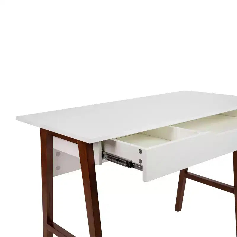 Bureau d'écriture et de travail avec tiroir - Table de bureau pour l'écriture et le travail