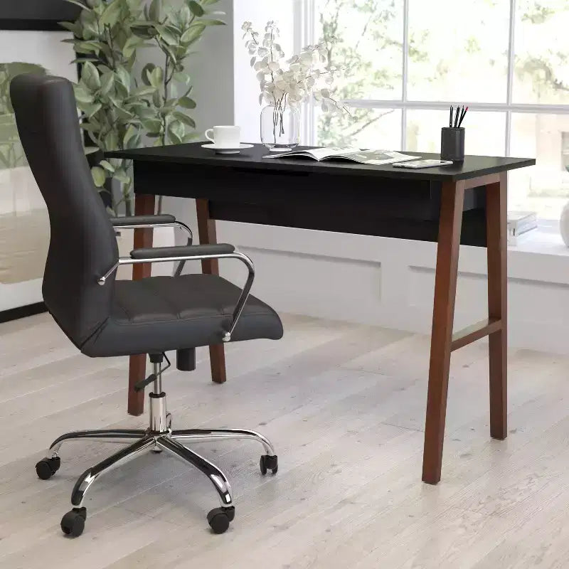 Bureau d'écriture et de travail avec tiroir - Table de bureau pour l'écriture et le travail