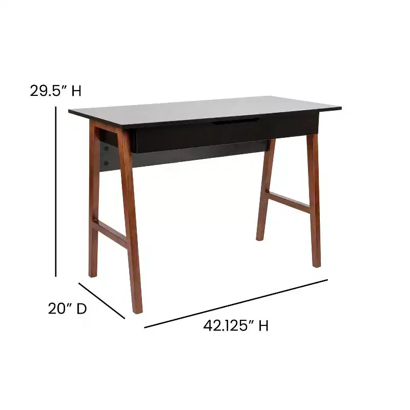 Bureau d'écriture et de travail avec tiroir - Table de bureau pour l'écriture et le travail