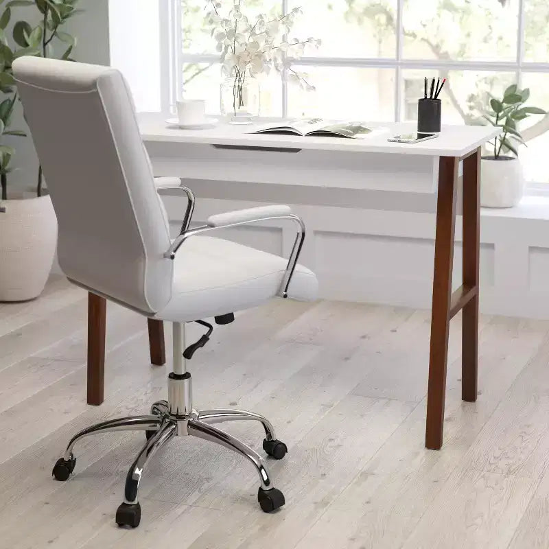 Bureau d'écriture et de travail avec tiroir - Table de bureau pour l'écriture et le travail