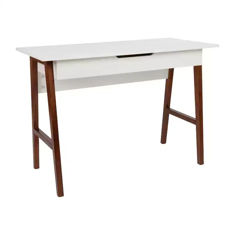 Merrick Lane Home Office Writing Computer Desk with Drawer - Table Desk for Writing and Work