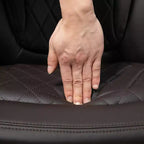 Chaise de bureau exécutive grande taille avec siège large, chaise de bureau d'ordinateur à dossier haut, hauteur réglable et roulettes pivotantes