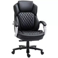 Vinsetto Big and Tall Executive Office Chair with Wide Seat, Computer Desk Chair with High Back, Adjustable Height & Swivel Wheels