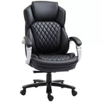 Vinsetto Big and Tall Executive Office Chair with Wide Seat, Computer Desk Chair with High Back, Adjustable Height & Swivel Wheels