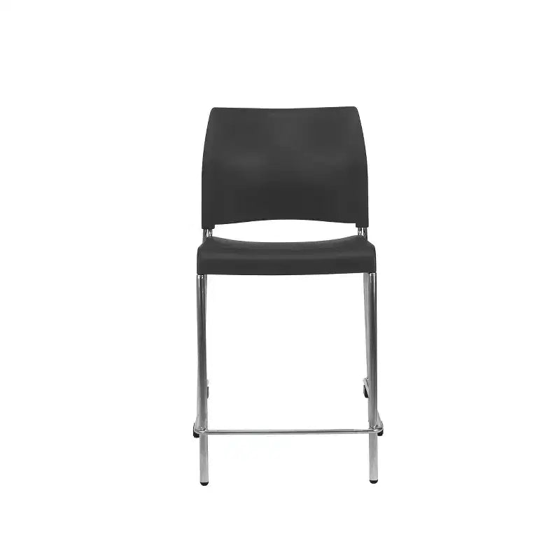 Tabouret de bar en plastique , hauteur comptoir, lot de 4