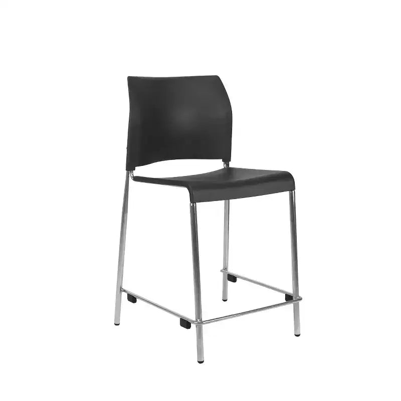 Tabouret de bar en plastique , hauteur comptoir, lot de 4